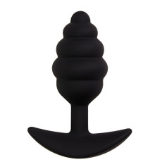 Черная анальная пробка Sphere M - 9 см.