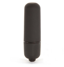 Черная вибропуля X-Basic Bullet Mini One Speed - 5,9 см.