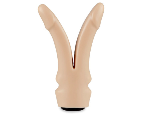 Телесная сплит-насадка харнесс - 16,5 см.