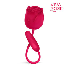 Малиновый двойной вибростимулятор