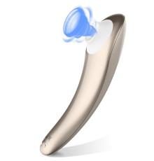 Клиторальный вибромассажер с вакуумной стимуляцией - 15,8 см.