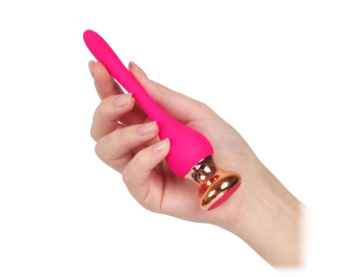 Розовый вибромассажер Nipple Vibrator - 14,5 см.