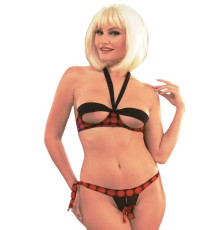 Женский комплект в крупный горох