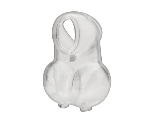 Прозрачная насадка-утяжка для мошонки Ball Sheath With Compression Cock Support