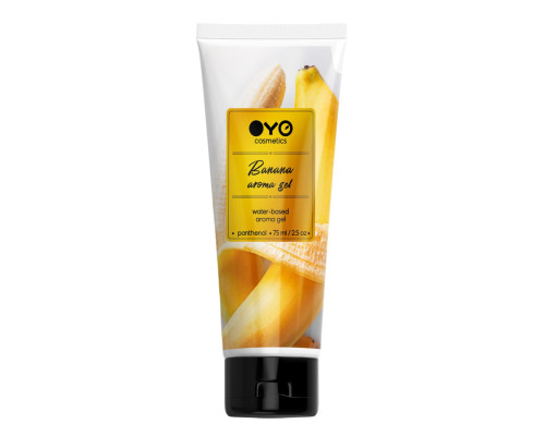Лубрикант на водной основе OYO Aroma Gel Banana с ароматом банана - 75 мл.