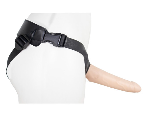 Пустотелый страпон MINI с бандажом