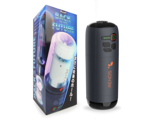 Черный вибромастурбатор Back To The Future