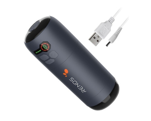 Черный вибромастурбатор Back To The Future