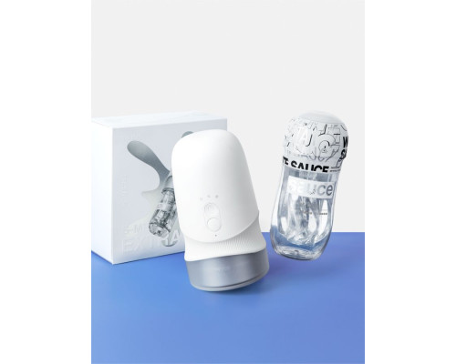 Белый автоматический мастурбатор Extra Sauce