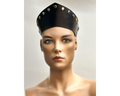 Черный кокошник-ободок «Стелла»