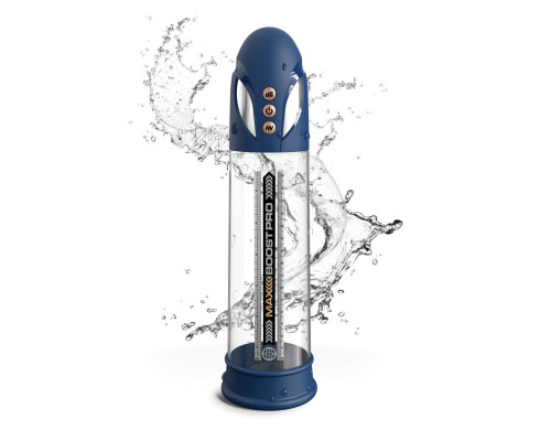 Синяя вакуумная автоматическая помпа Max Boost Pro Flow