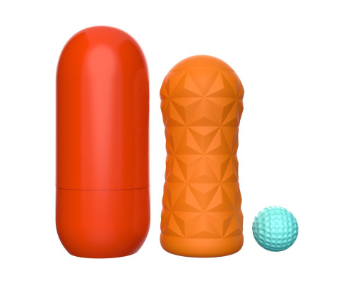 Оранжевый мастурбатор Victoria