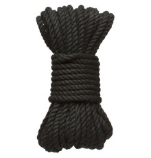 Черная верёвка для связывания и фиксации Bind Tie - 9,14 м.