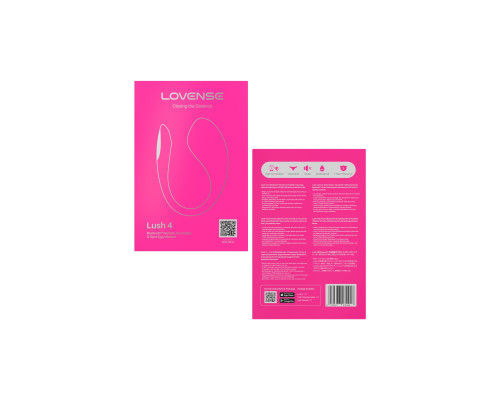 Розовое виброяйцо Lovense Lush 4