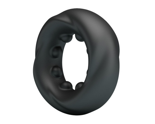 Черное эрекционное кольцо Daquez