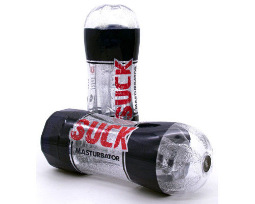 Прозрачный мастурбатор-вагина Suck