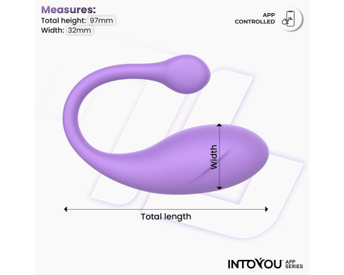 Сиреневое интерактивное виброяйцо Bulby