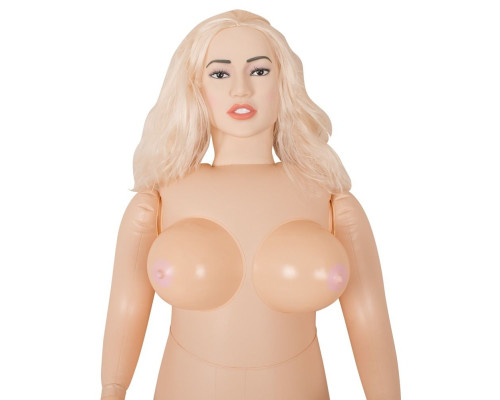 Надувная секс-кукла с анатомическим лицом и конечностями Juicy Jill