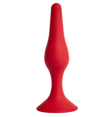 Бордовая анальная пробка Gravity M - 11 см.